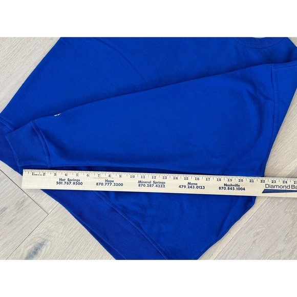 Champion Authentic Athleticwear Crewneck Blue Sweatshirt Mens Size Large - Picture 10 of 10